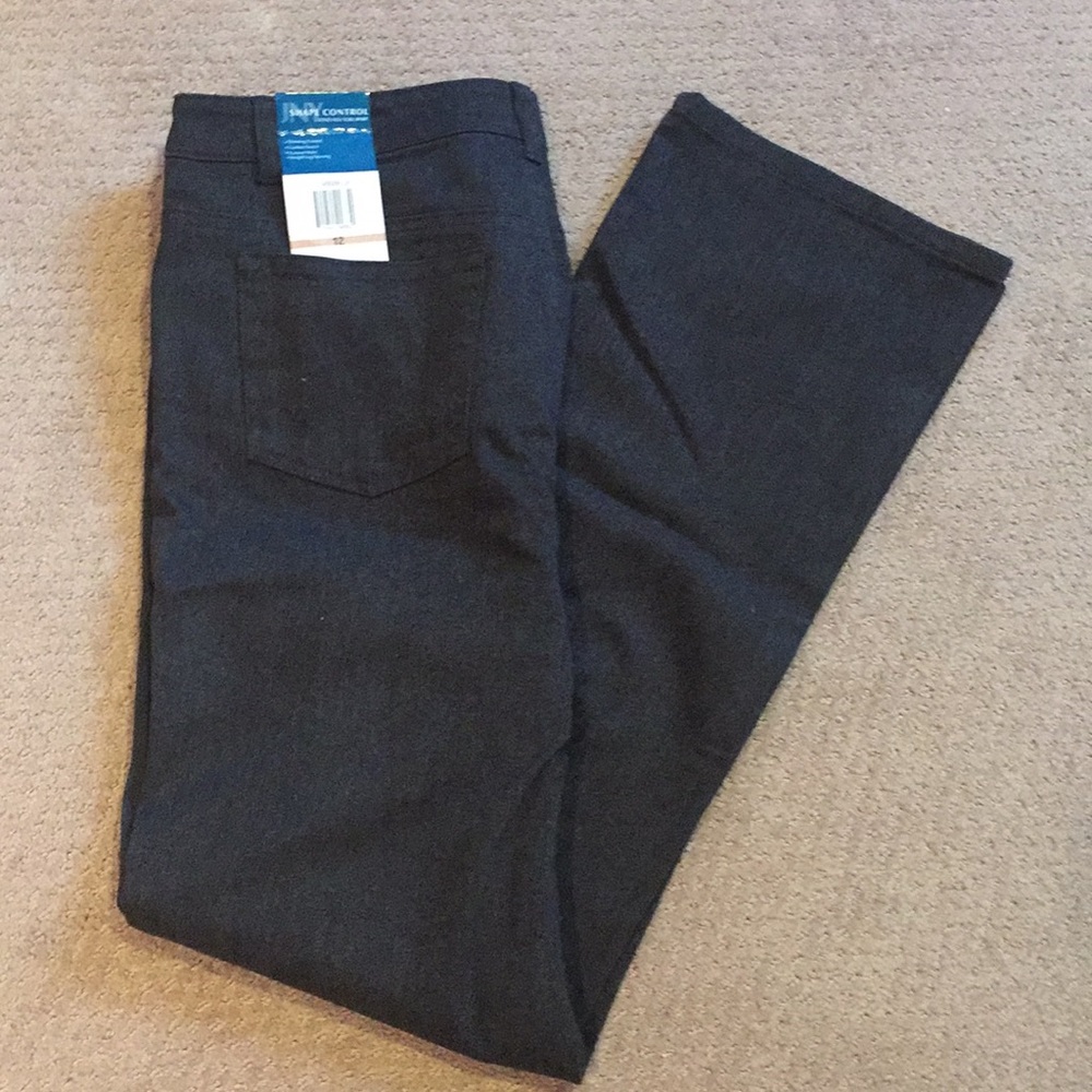 Women’s 12 charcoal grey shape control jeans